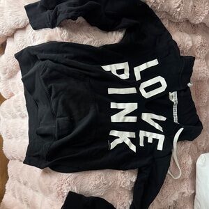 Victoria's Secret Pink Black Hoodie